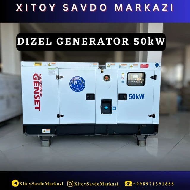 Дизельный генератор YIHUA GENSET 50 кВт,generator, divijok — 2