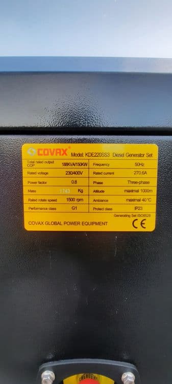 Дизельный Генератор 188 кВа 150 кВт (dizel generator) — 3