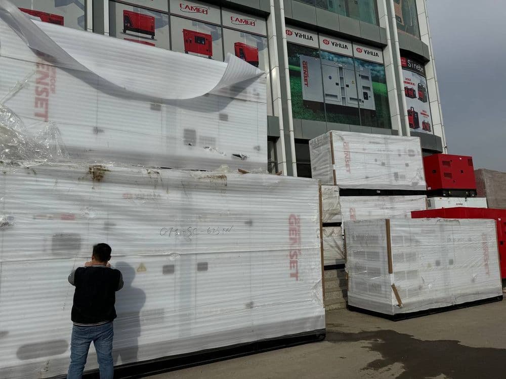 Дизельный генератор 625 квА 500квТ Yihua движок — 3