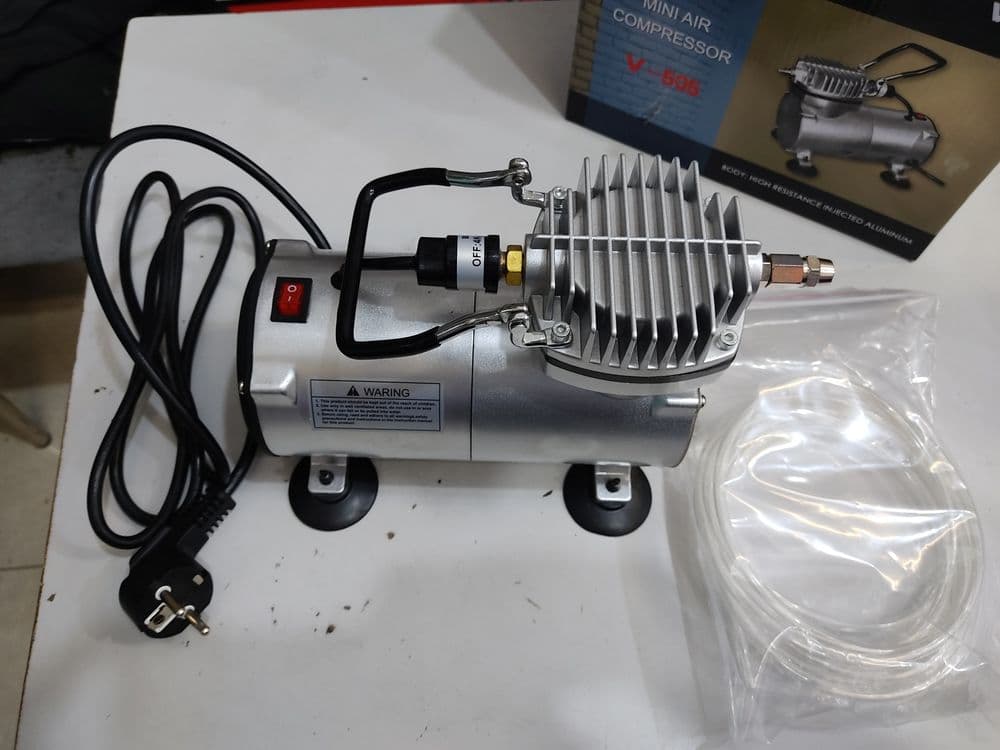 Новый компрессор для аэрографа компрессор мини kampressor ayrograf — 2