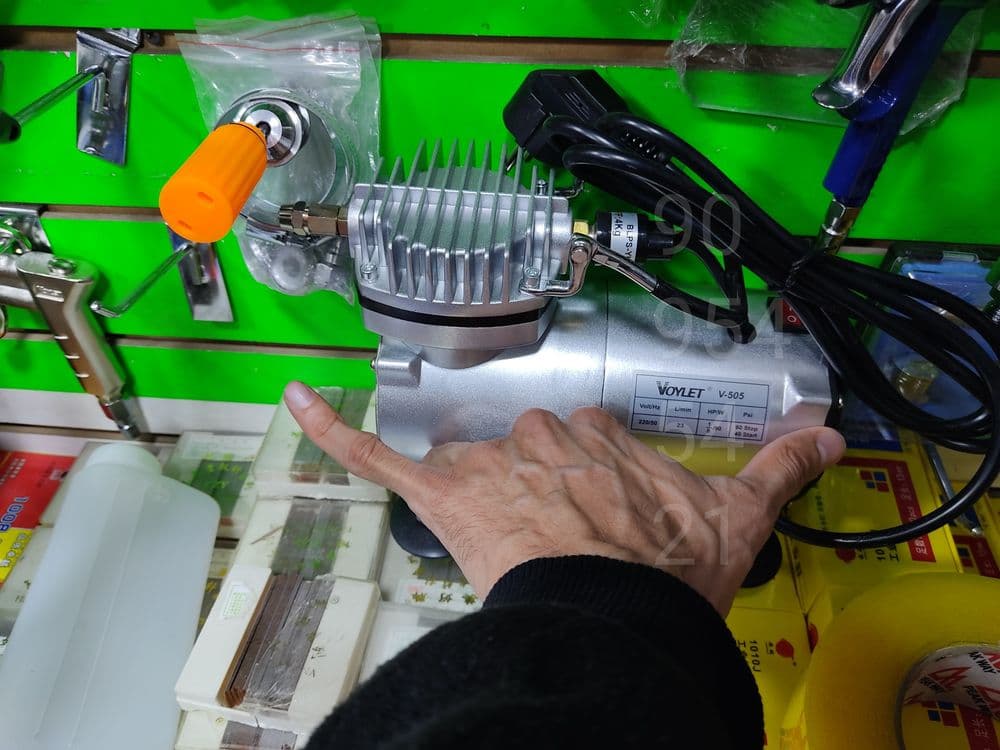 Новый компрессор для аэрографа компрессор мини kampressor ayrograf — 3