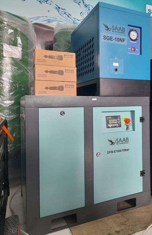 Винтовой для воздуха компрессор 10бар vintovoy havo kompressor 7.5kw — 1