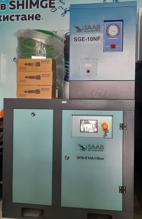 Винтовой для воздуха компрессор 10бар vintovoy havo kompressor 7.5kw — 2