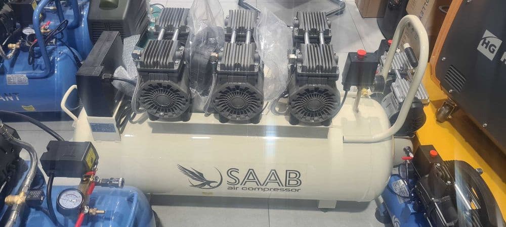 Bоздушный безшумный компрессор 100L kompressor Гарантия — 1