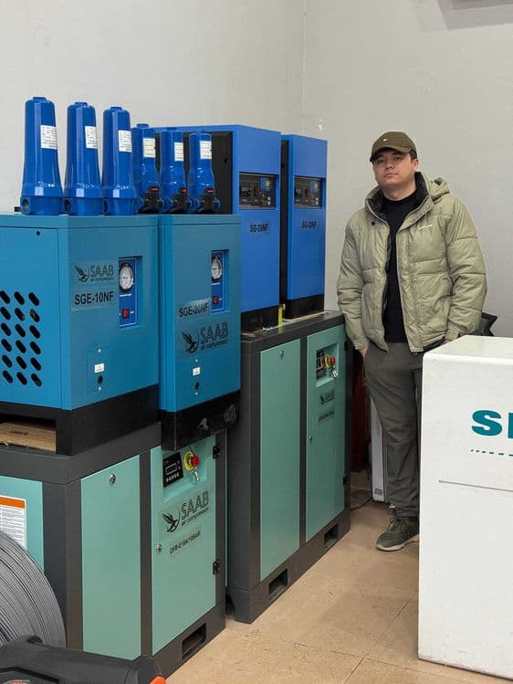 Винтовые и поршневые компрессоры 7.5kw 11kw 15kw vintovoy kompressor — 6