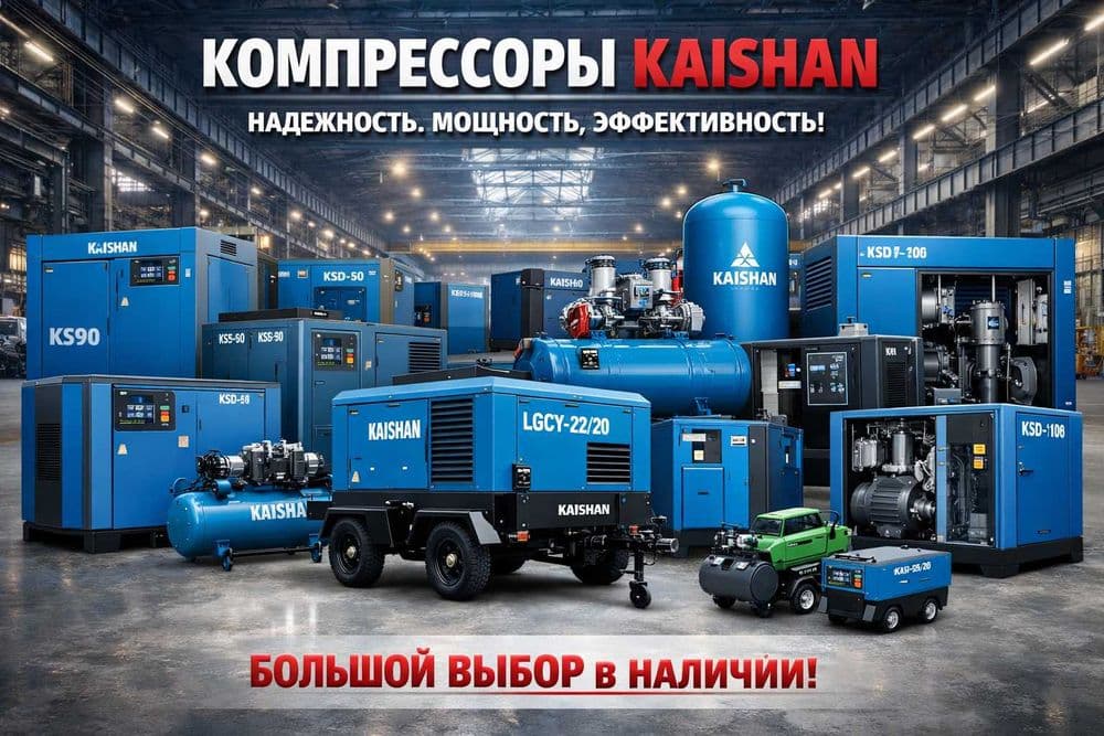 Kompressor 22/30/37/45/55/75/90/110 kvt invertor skladda garantiya+ser — 1