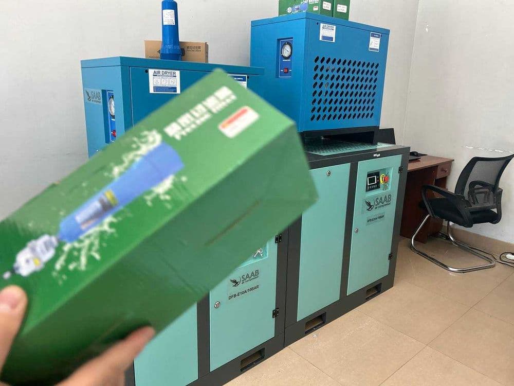 Винтовой компрессор 30кВт, 10 бар SAAB DFB‑E40A Винтовой кампрессор — 2