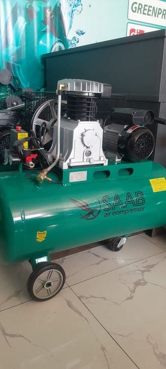 Воздушный поршневой компрессор 100 л SAAB kompressor — 2