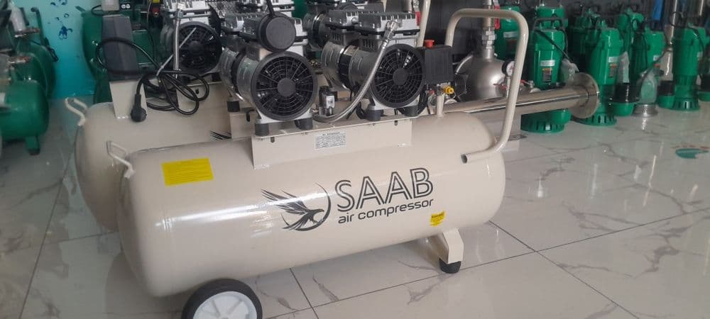 Безшумный компрессор 70 л бак SAAB kompressor — 2