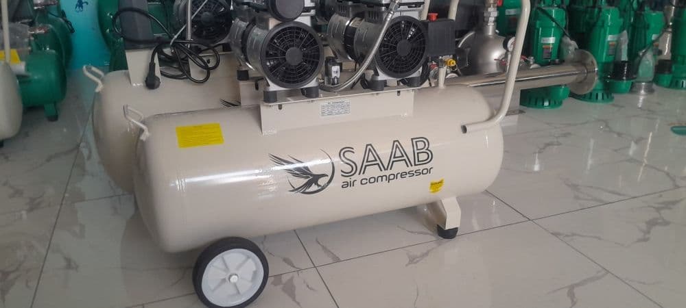 Безшумный компрессор 70 л бак SAAB kompressor — 3