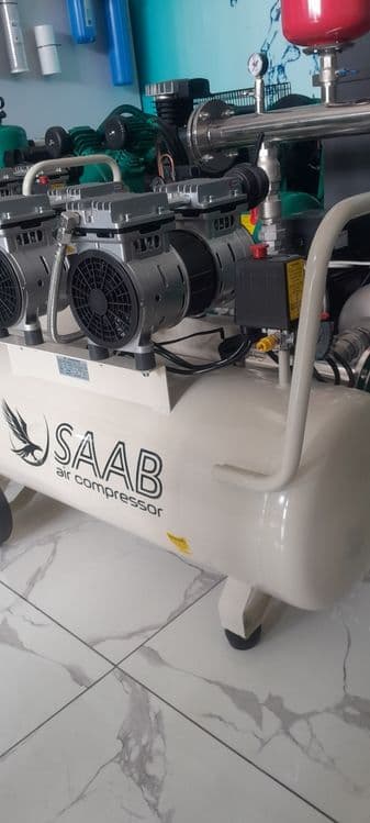 Безшумный компрессор 70 литр SAAB kompressor — 2