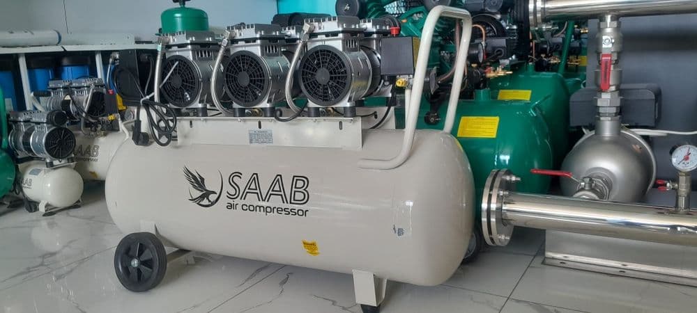 Безшумный компрессор 2,2 квт 7 бар SAAB kompressor — 1