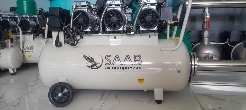Безшумный компрессор 2,2 квт 7 бар SAAB kompressor — 2