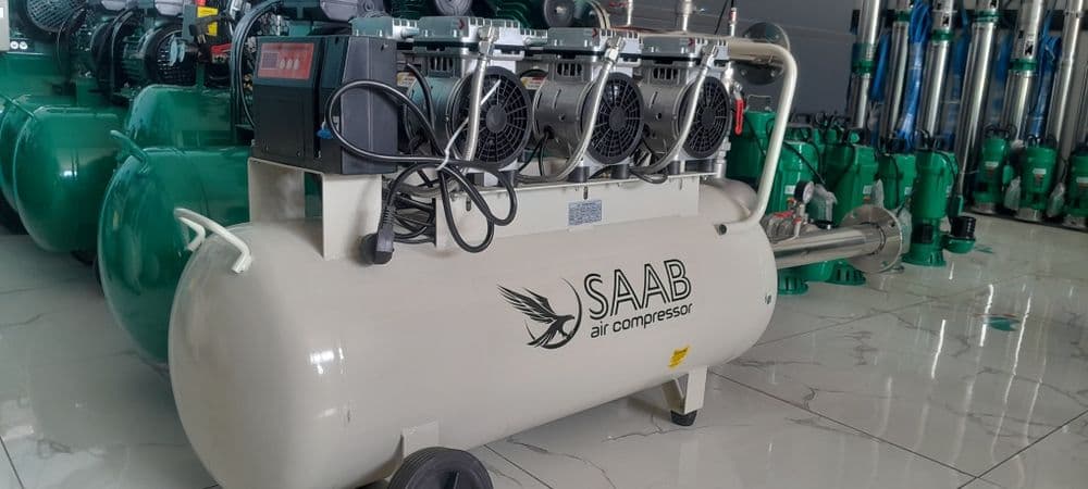 Безшумный компрессор 2,2 квт 7 бар SAAB kompressor — 3