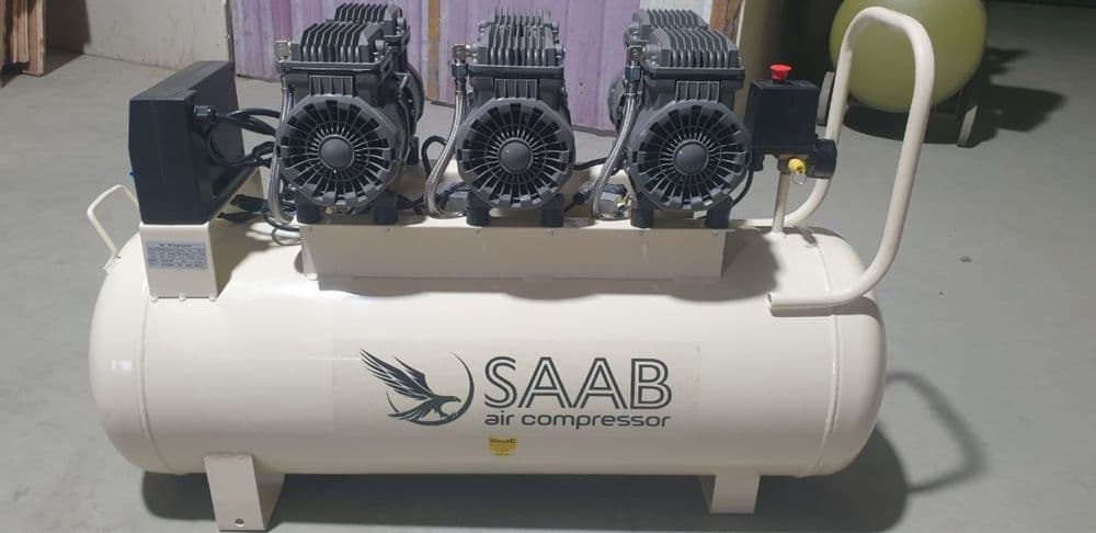 100 литр безшумный компрессор Saab kompressor — 1