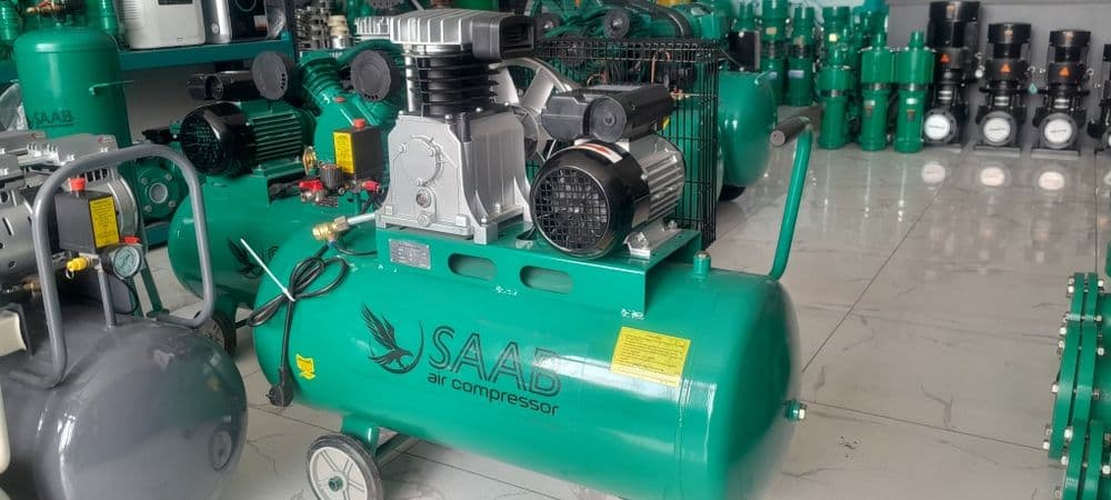 100L SAAB kompressor воздушный компрессор 10 бар 220В — 2