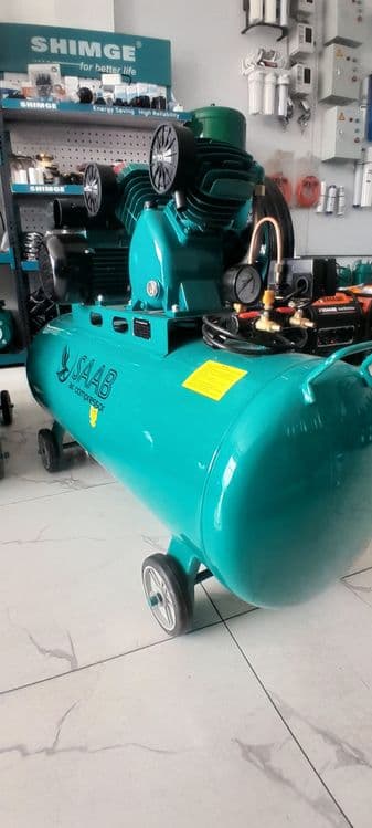 150L SAAB air kompressor поршневой воздушный компрессор 10 бар — 2