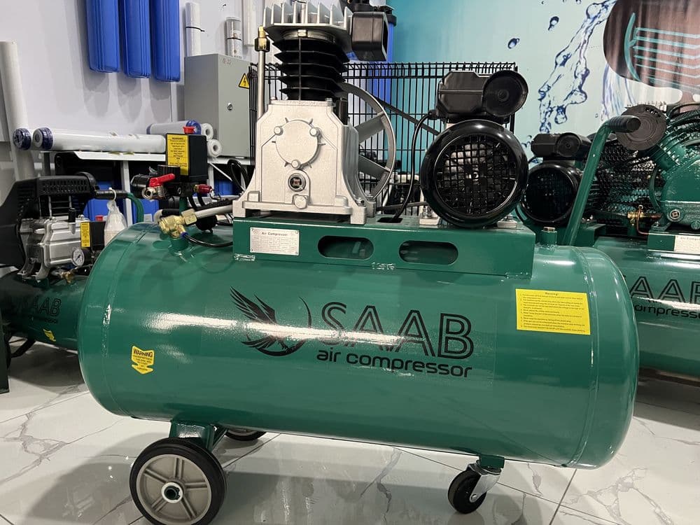 Воздушный поршневой компрессор 100 литр SAAB kompressor — 1