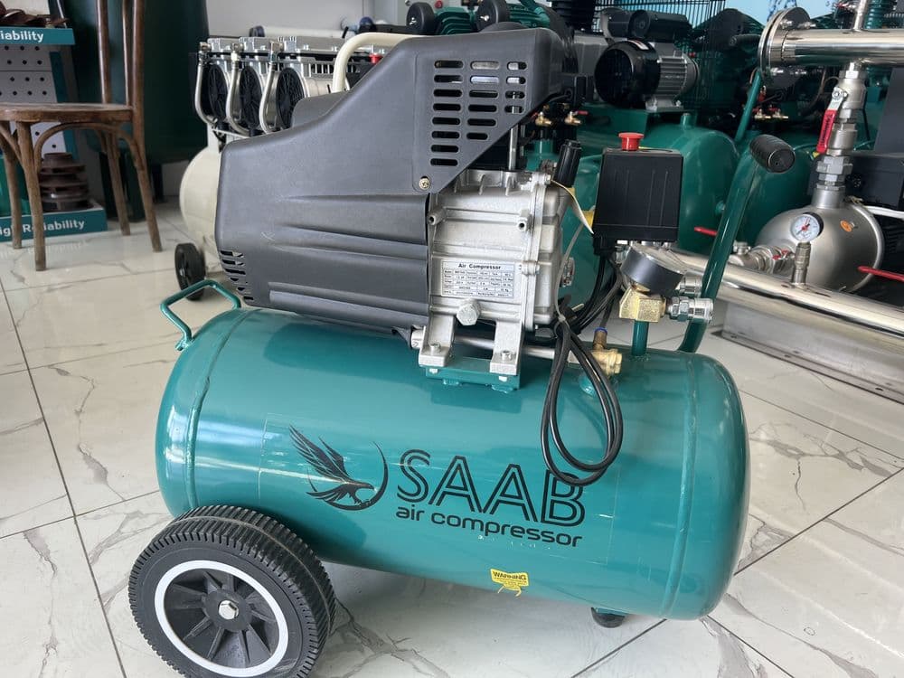 Saab arzon va kafolatli kompressor 24L воздушный компрессор масленний — 1