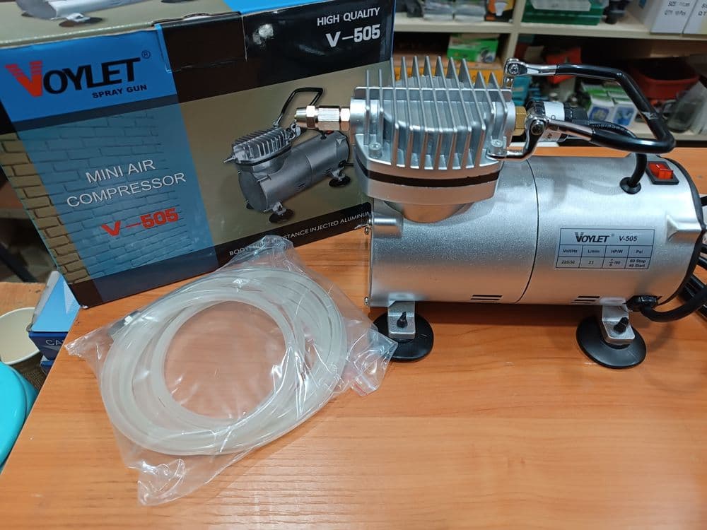 Мини компрессор для аэрографа, mini kompressor — 2