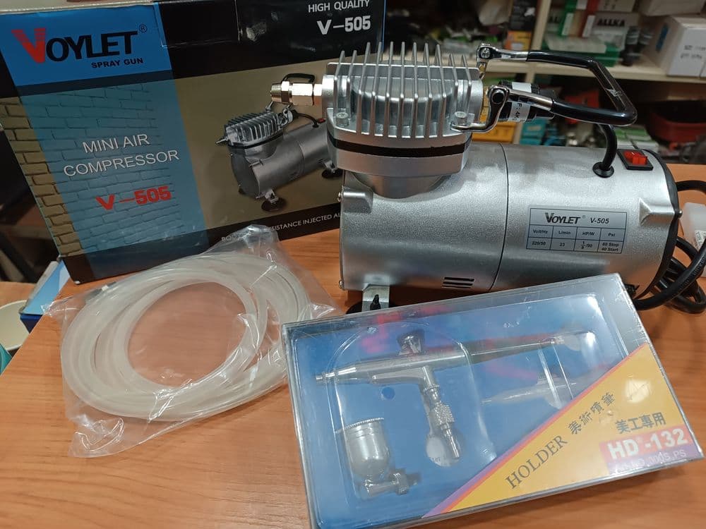 Мини компрессор для аэрографа, mini kompressor — 3