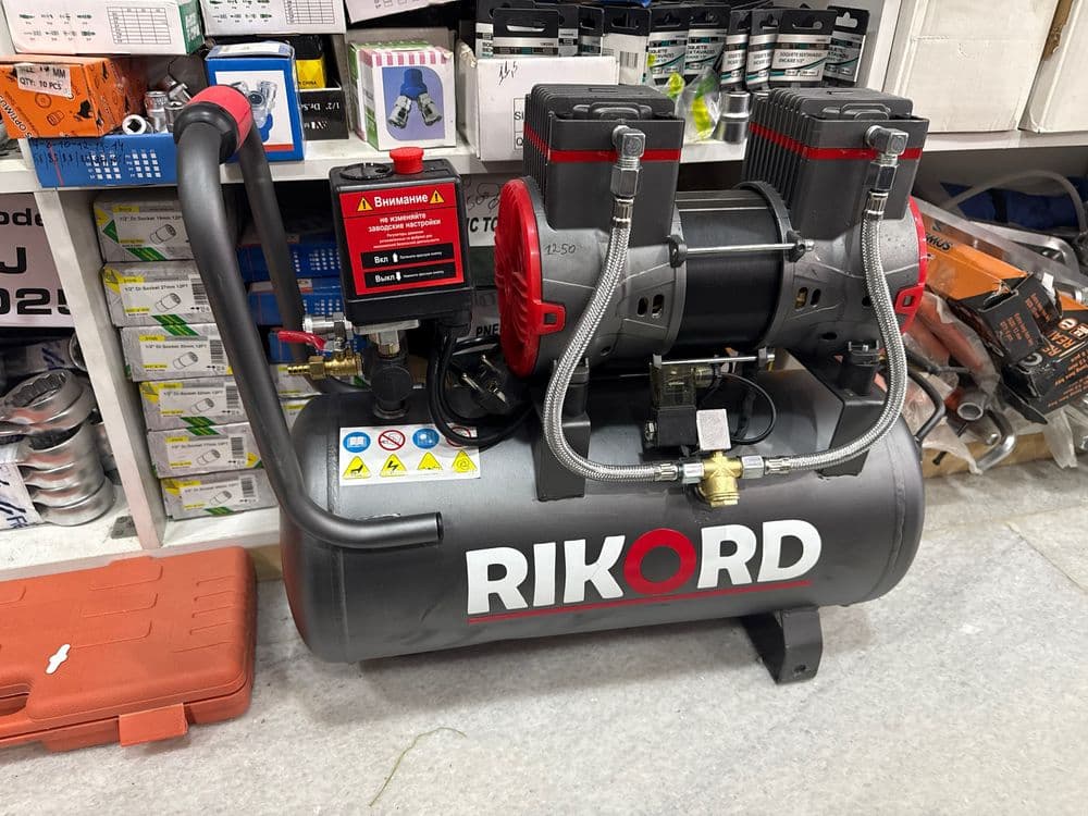 Компрессор бесшумный “Rikord” 30/50L безшумный — 3