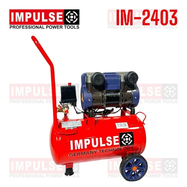 Компрессор (IMPULSE) Безмаслыный Безшумний Шумный компрессор — 2