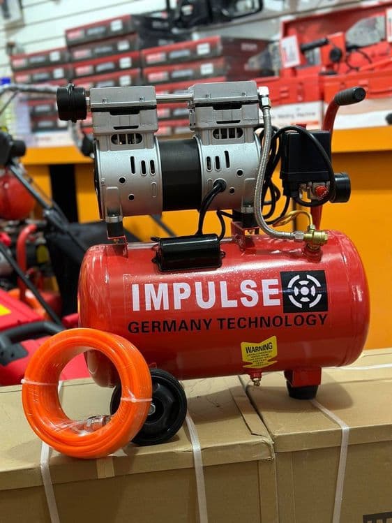 Компрессор (IMPULSE) Безмаслыный Безшумний Шумный компрессор — 5