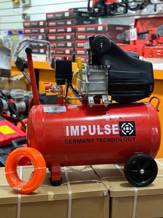 Компрессор (IMPULSE) Безмаслыный Безшумний Шумный компрессор — 7