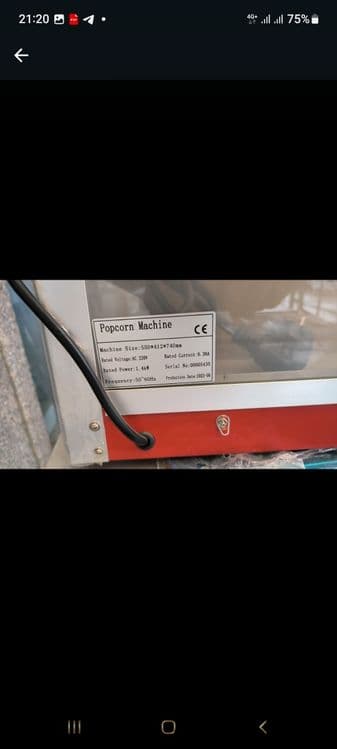 Popcorn aparati Поп корн аппарат Поп.корн aparat pop.korin popkorm — 6