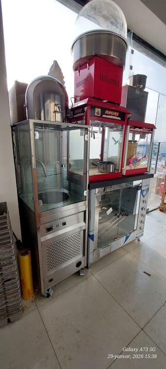 Pop.corn paxta qand popkorn apparati Professional Arginal Optom narx — 4
