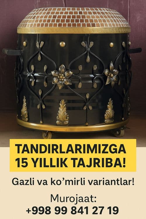 Tandirlarimiz sifatli va hamyonbob narxlarda hozirda 10% skitkada — 1