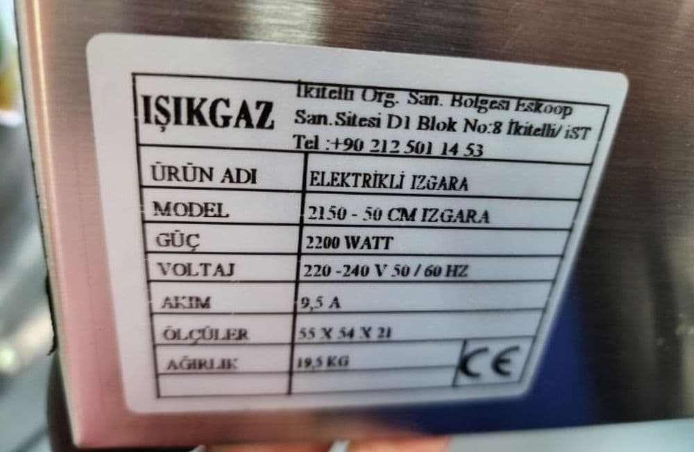 Izgara ezgara fasfood uchun uskunalarimiz bor — 4