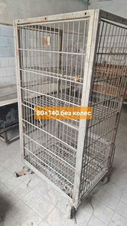 Стеллаж металлический тележка на колесах для столовой чойхона — 1