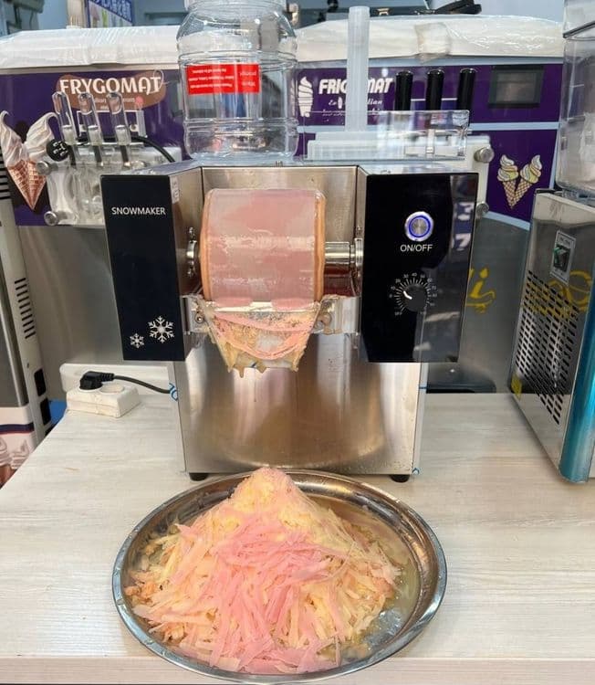Ice cream muz qaymoq aparat frezir frizer frezer muz aparat muz aparat — 1