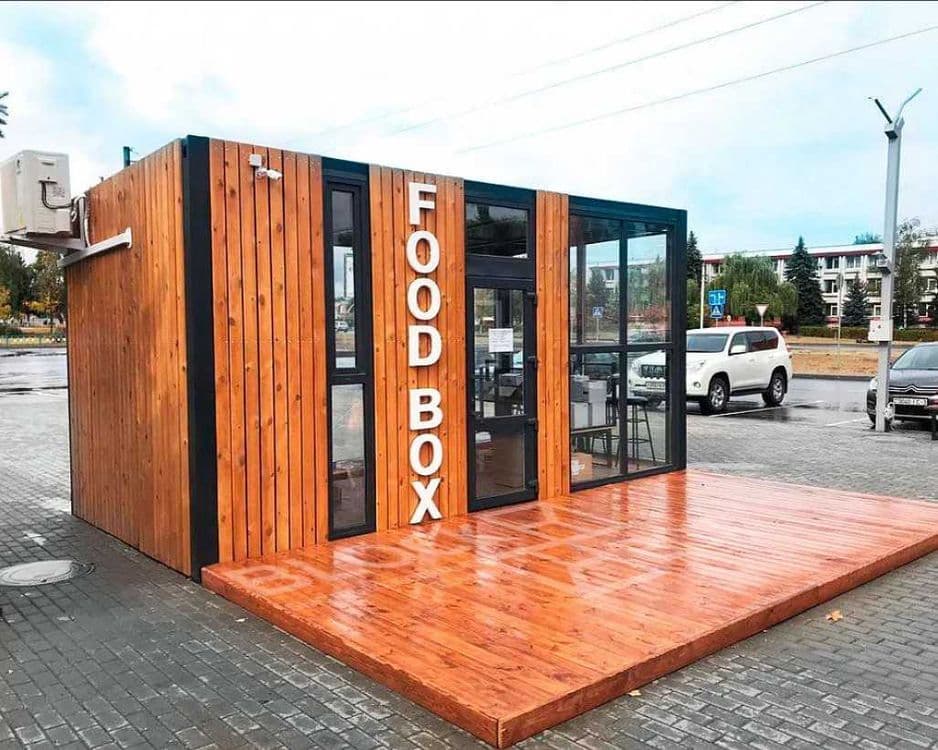 Кафе из Контейнера. Konteynerdan kafe (Контейнердан кафе) — 1