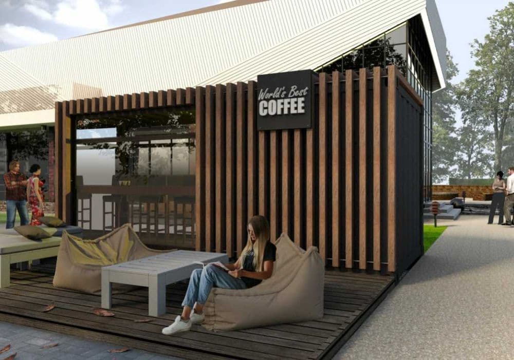 Кафе из Контейнера. Konteynerdan kafe (Контейнердан кафе) — 3