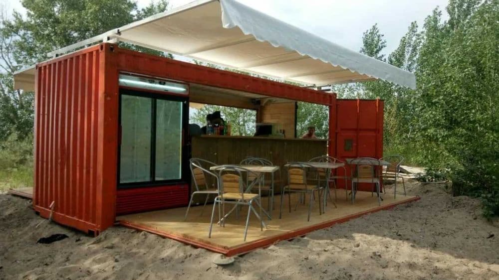 Кафе из Контейнера. Konteynerdan kafe (Контейнердан кафе) — 4