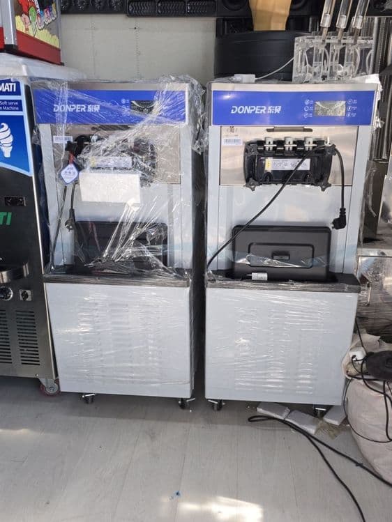Muzqaymoq frezer aparat 380w 1yil garantiya berladi — 2