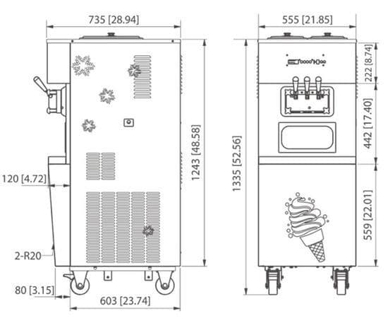 Freezer marojni Muzqaymoq( FRIGOMAT) Professional ARGINALI OPTOM NARX — 7