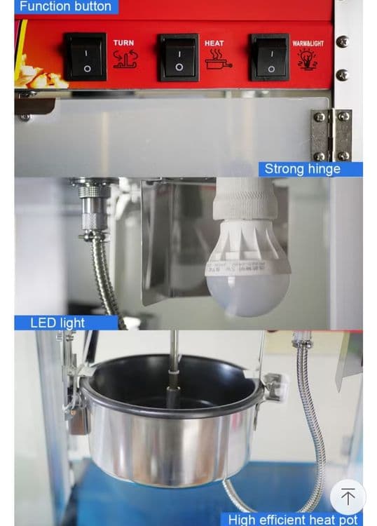 Popcorn aparat.lar Pop corn ishlab chiqargich попкорн аппарат — 3
