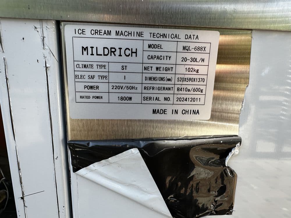 Mildrich frezer 220 w — 2