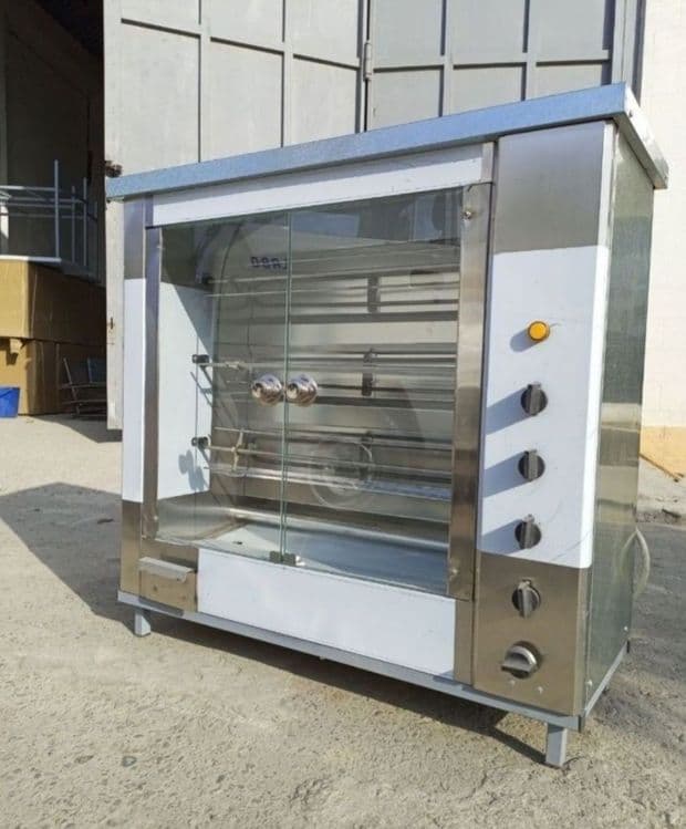 Grill aparat 3 sixli. elektronniy va gazli, tovuq va baliq pishirgich. — 1