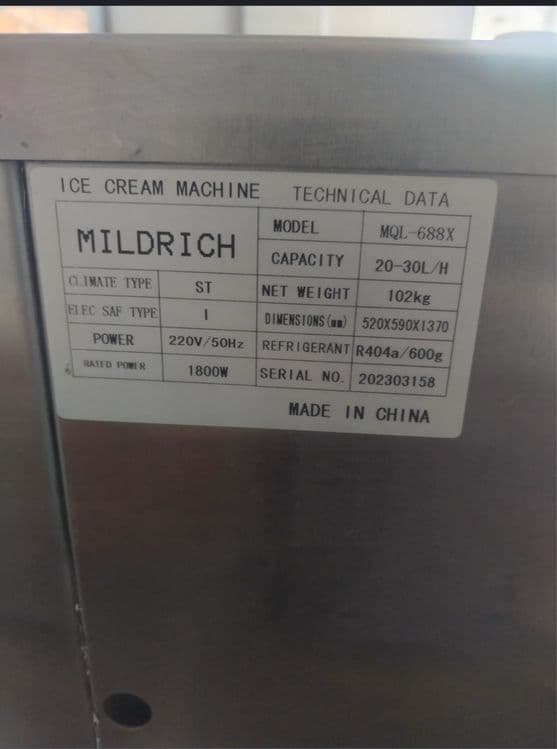Frezer,frigomat,gadali,mildrich,donper, muzqaymoq aparat, frezer,фрезе — 2