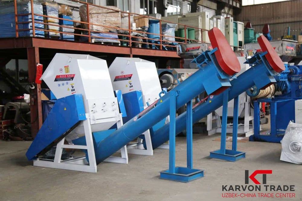 Моющая Дробилка для пластика / Moyka drobilka model - SWP-1200 (ПП/ПЭ) — 3