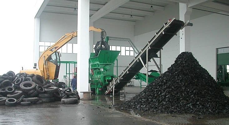 Линия по переработки автомобильных шин — 2