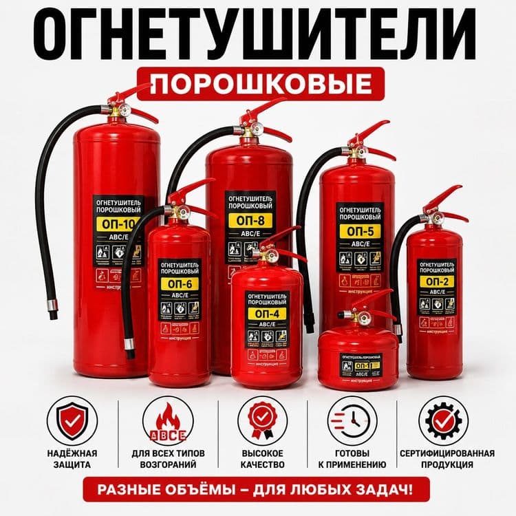 Ognetushitel xar xil turdagi огнетушитель — 1