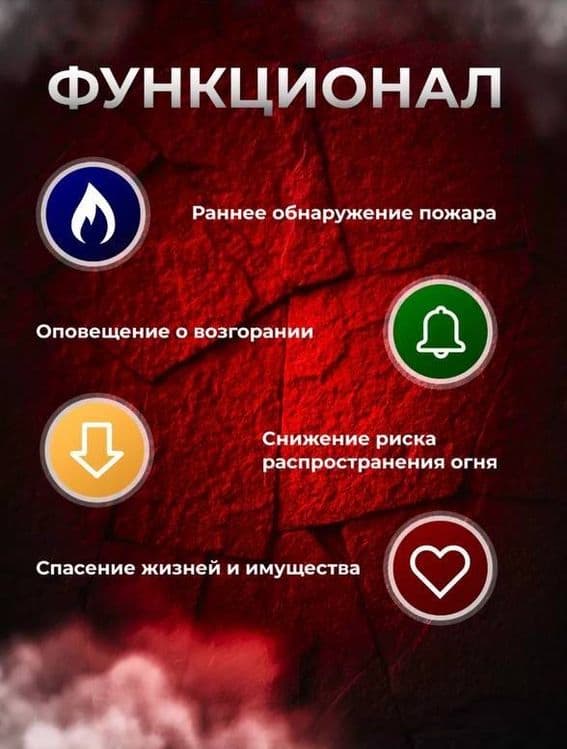 Автономный Пожарный Дымовой извещатель — 2