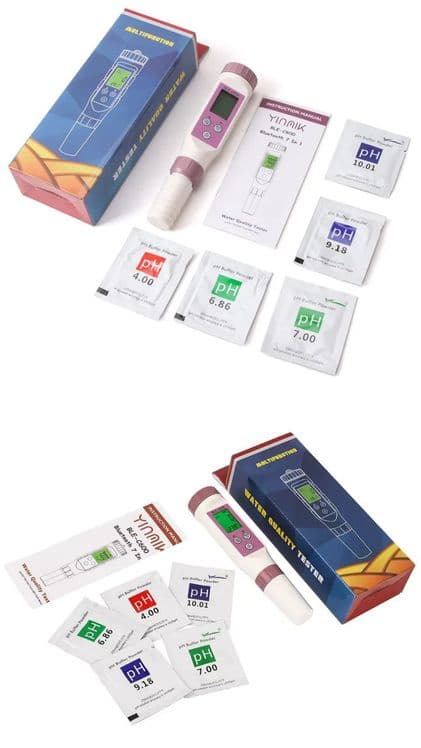 Smart Bluetooth Сув Анализатори BLE-C600 — PH/EC/TDS/SALT/ORP/S.G/TEMP — 2