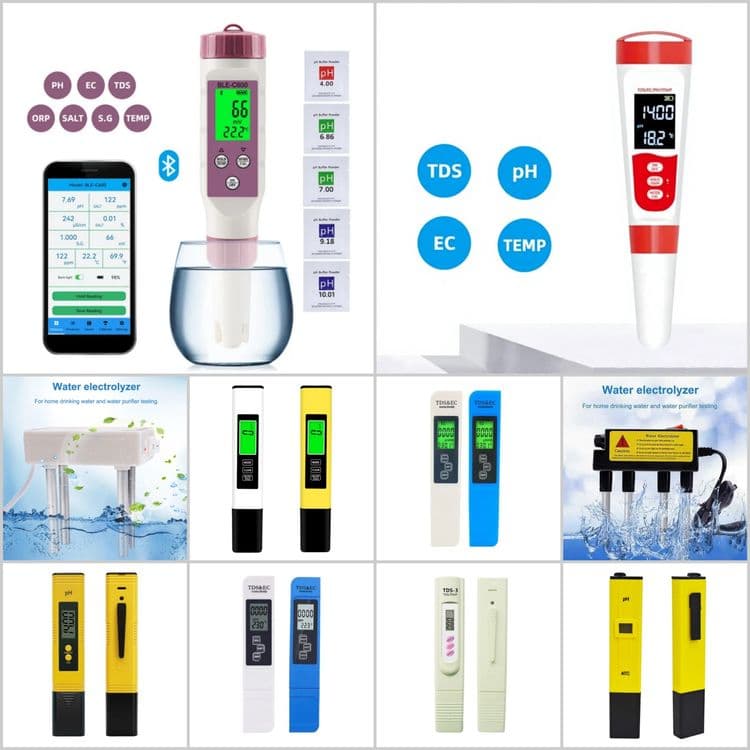 Smart Bluetooth Сув Анализатори BLE-C600 — PH/EC/TDS/SALT/ORP/S.G/TEMP — 4